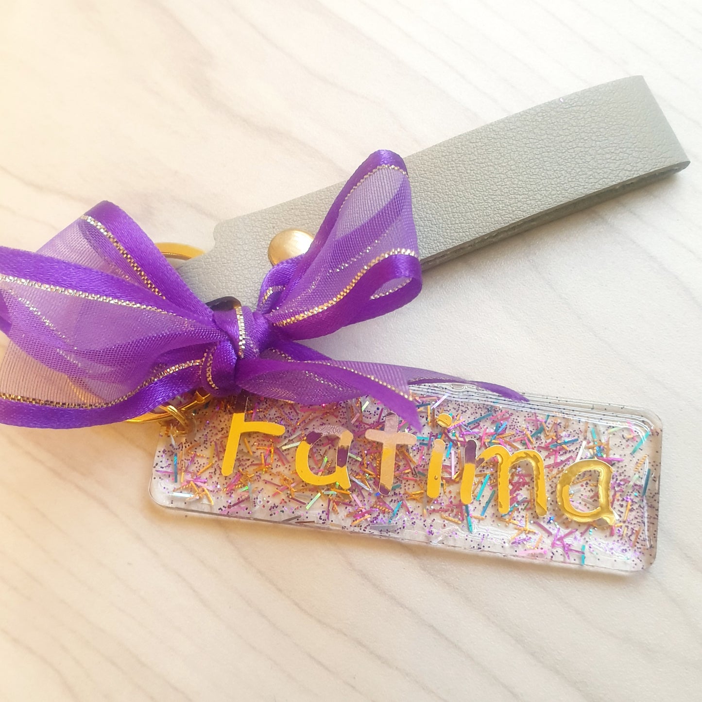 Crazy Confetti Keychain