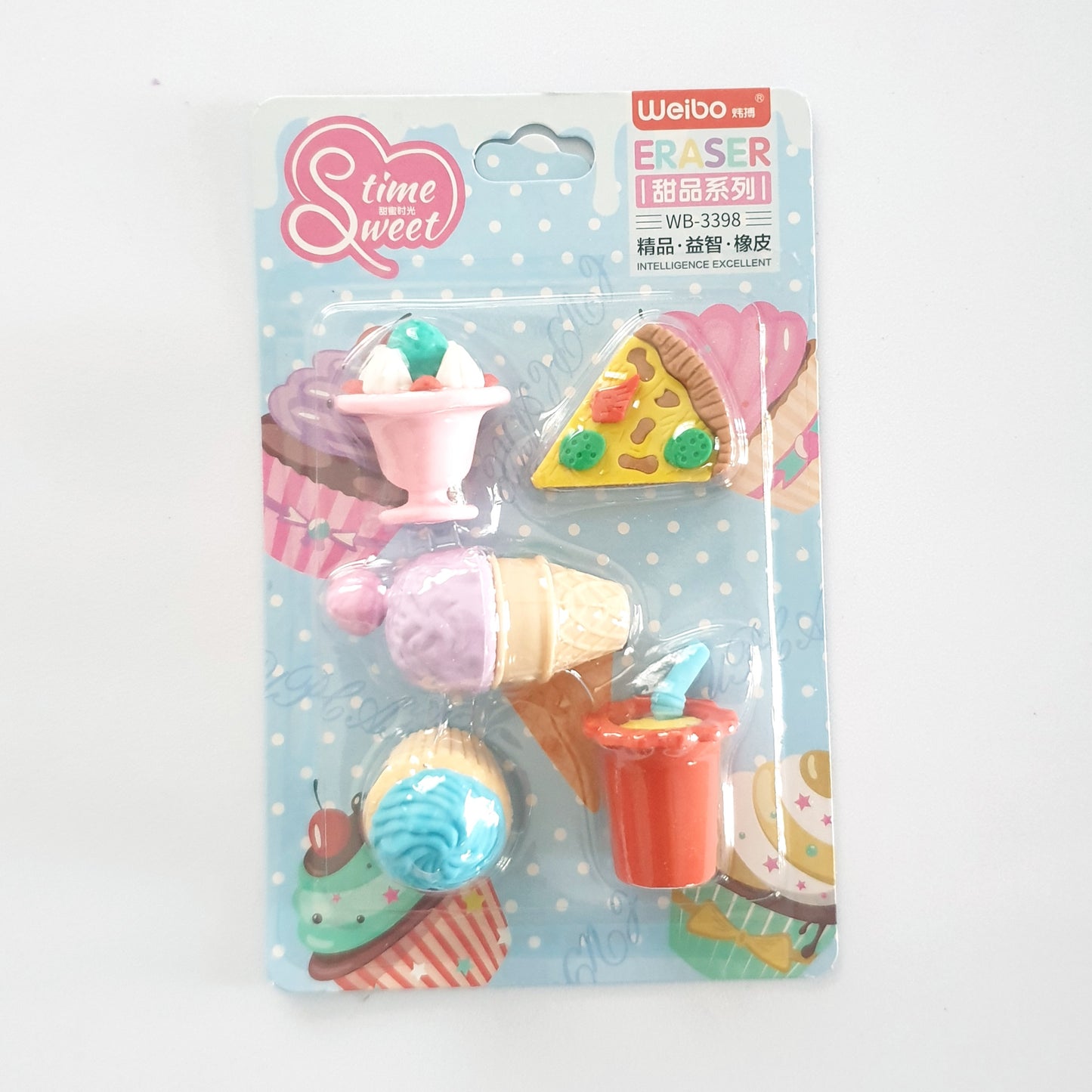 Novelty Sweet Time Erasers